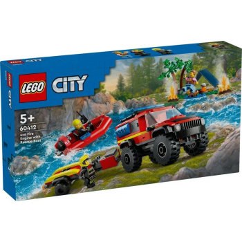 LEGO(R) CITY 60412 Terenowy wóz strażacki z łodzią